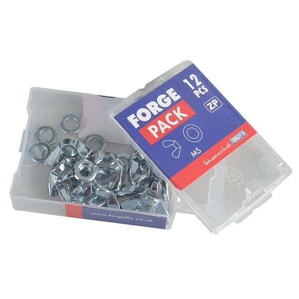Forgefix Wing Nut Zp M12 Forgepack 10