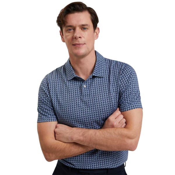 Ted Baker Miesten Geometrinen Lyhythihainen Poolopaita