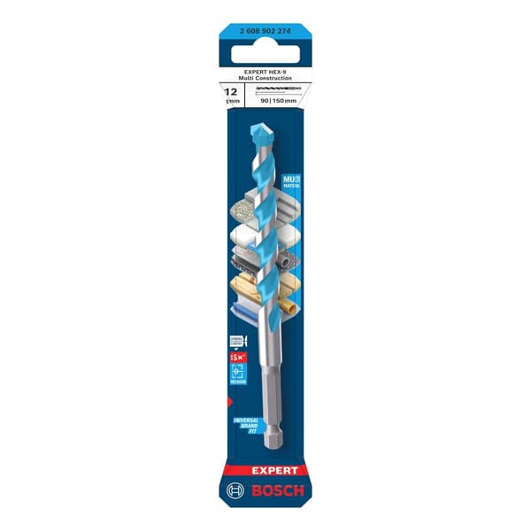 Bosch Expert Hex-9 Twisted Carbide Drill Bit