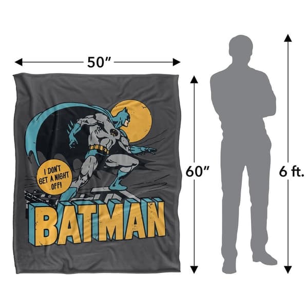 Batman Night Owl Soft Touch Blanket
