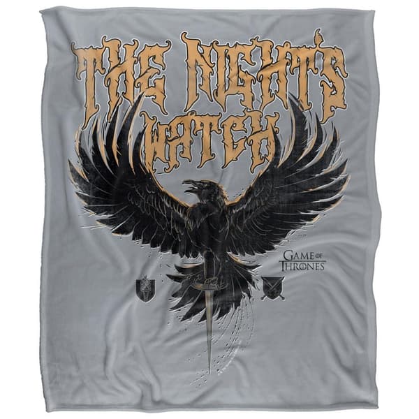 Game Of Thrones Nights Watch Eagle Soft Touch Blanket