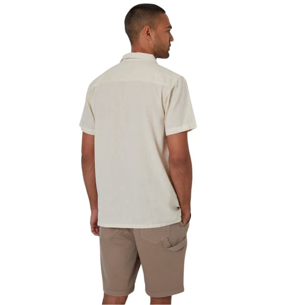 Threadbare Mens Embroidered Short-Sleeved Shirt