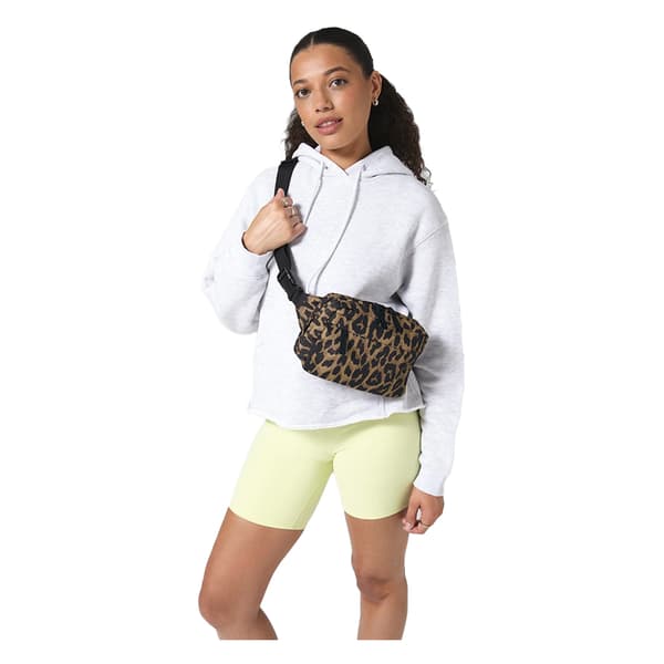 Bagbase Leopard Print Crossbody Bag