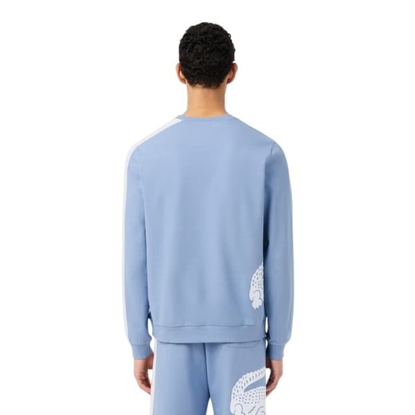 Lacoste Herr Fleece Logotyp Långärmad Lounge Tröja