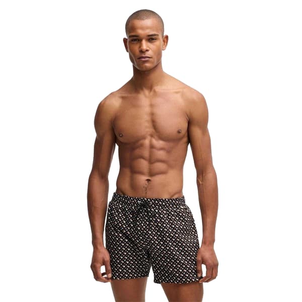 Boss Herr Geometriska Snabbtorkande Badshorts