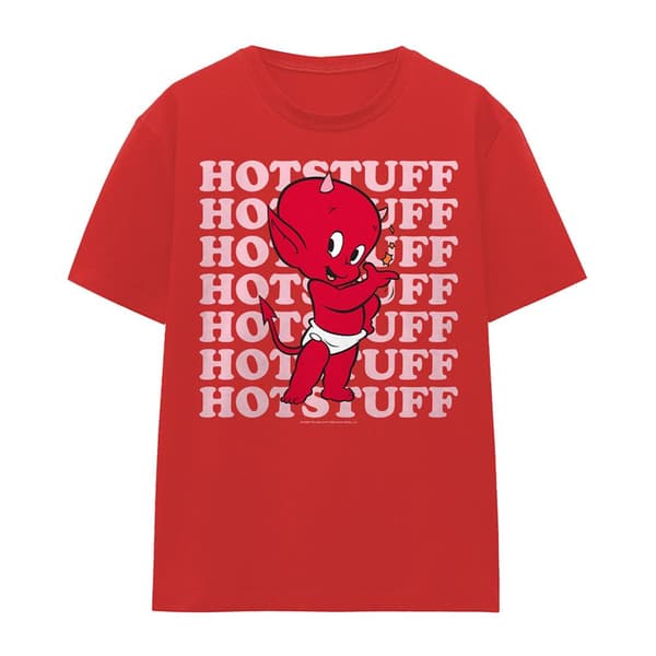 Hot Stuff Womens/Ladies Devil Snapping Fingers Devil Regular T-Shirt