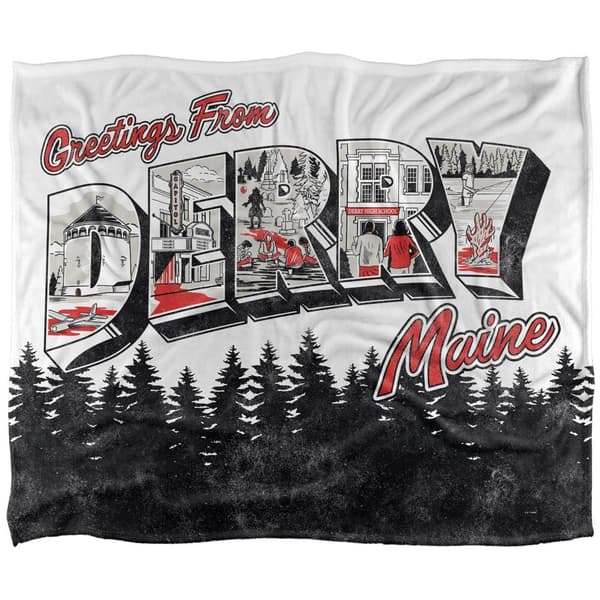 It: Welcome To Derry Greetings From Derry Soft Touch Blanket