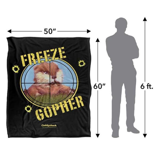 Caddyshack Freeze Gopher Soft Touch Blanket