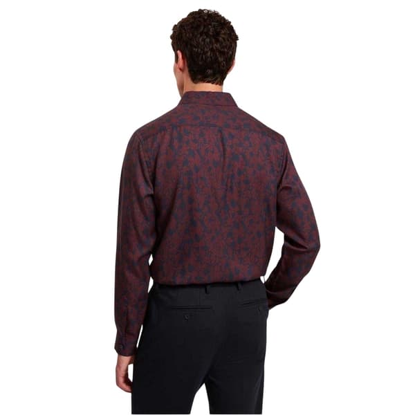 Ted Baker Herrskjorta med blomkrage och lång ärm