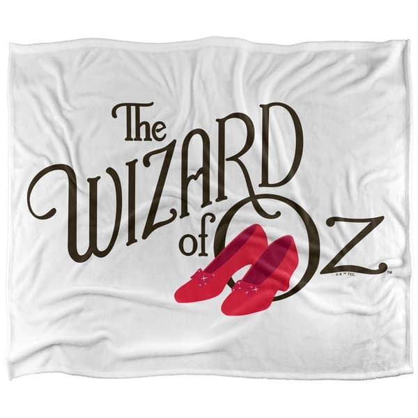 The Wizard Of Oz Vector Soft Touch Logo Blanket