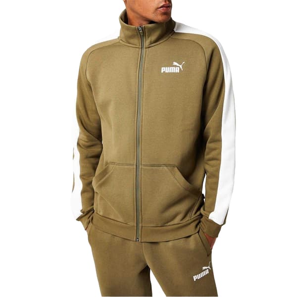 Puma Mens Clean Fleece Tracksuit Set