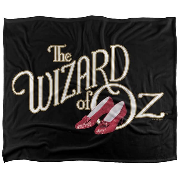 Wizard Of Oz Classic Logo Polyester Soft Touch Blanket