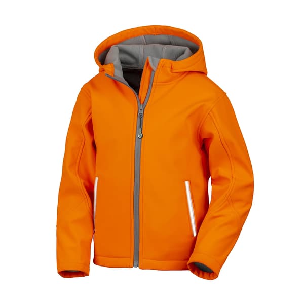 Result Core Barn/Kids TX Performance Hooded Soft Shell Jacka
