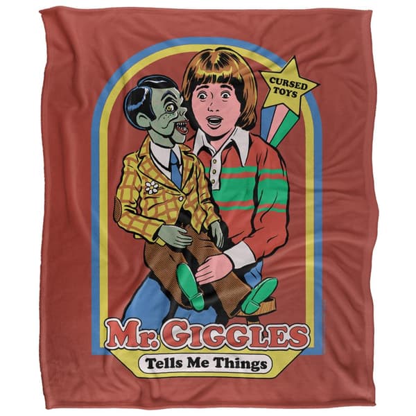 Steven Rhodes Mr Giggles Soft Touch Blanket