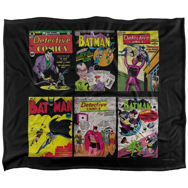 Batman Detective Comics Assorted Designs Blanket