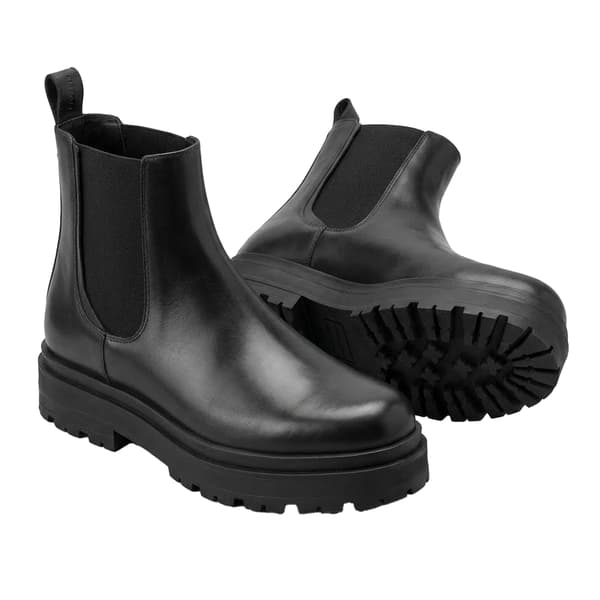 Represent Mens Leather Platform Chelsea Boots
