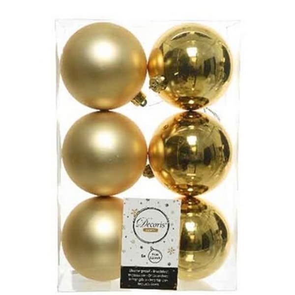 Kaemingk Shatterproof Plain Bauble (Pack of 6)
