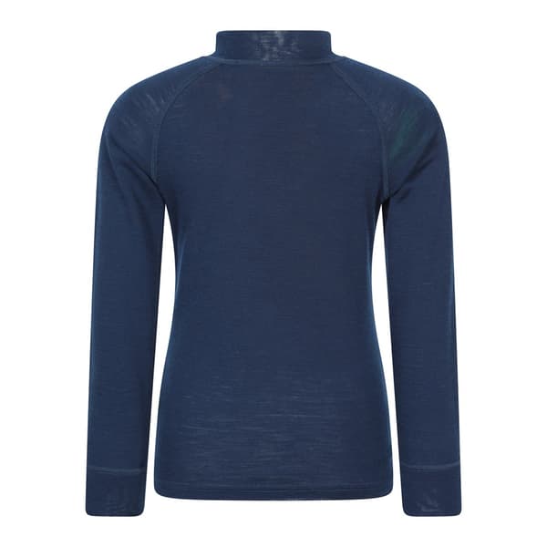 Mountain Warehouse Barn/Kids Merino Blend Half Zip Underställströja