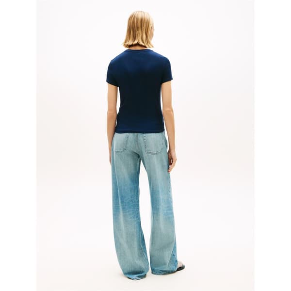 Tommy Jeans Naisten Linear Slim T-paita