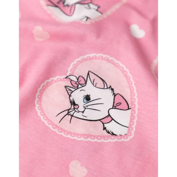 Aristocats Dam Marie Kortärmad Lång Pyjamas Set