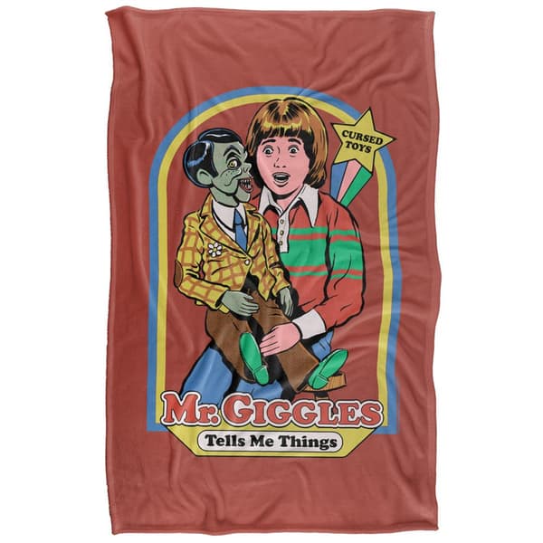 Steven Rhodes Mr Giggles Soft Touch Blanket
