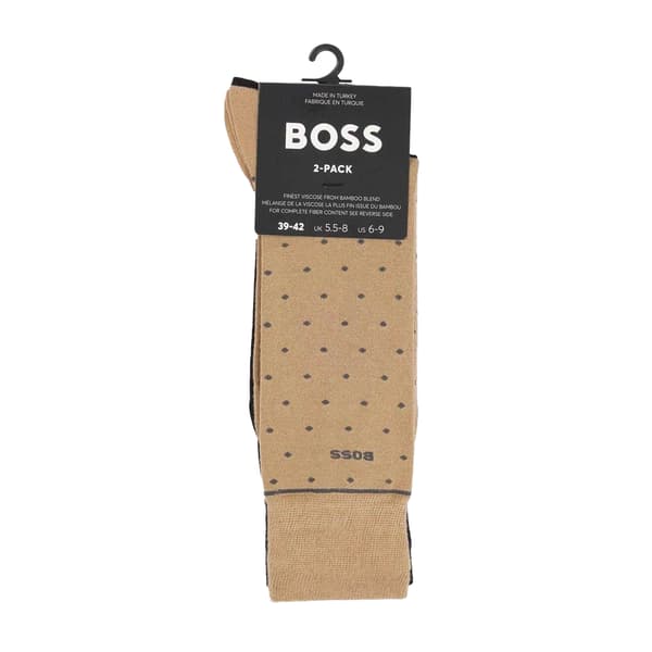 Boss Herr Bambustrumpor med prickar (2-pack)