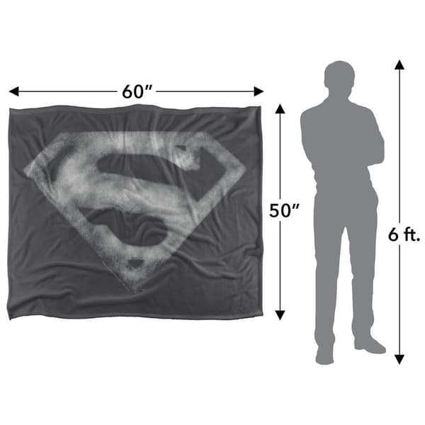 Superman Shield Logo Soft Touch Blanket