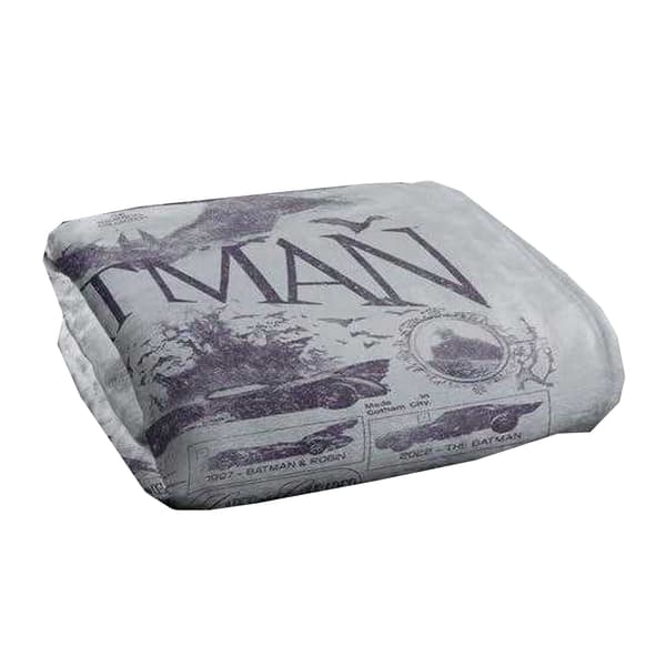 Batman Batmobile Mjuk Logotypfilt