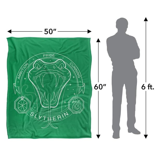 Harry Potter Slytherin Soft Touch Blanket