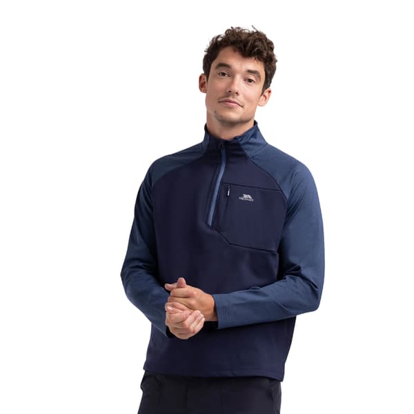 Trespass Mens Eric Quarter Zip Active Top