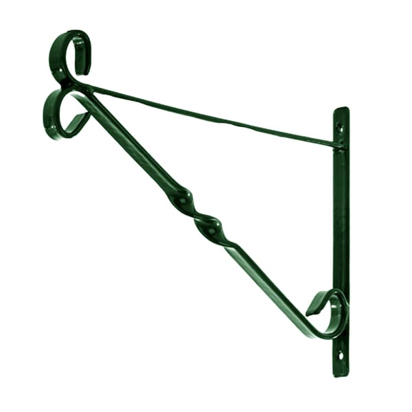 Leecroft Hanging Basket Brackets Green 10''