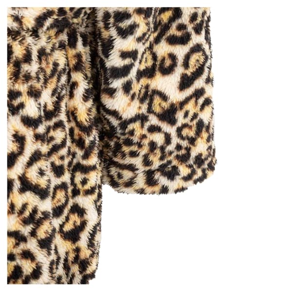 Linea Womens/Ladies Leopard Pattern Hooded Robe