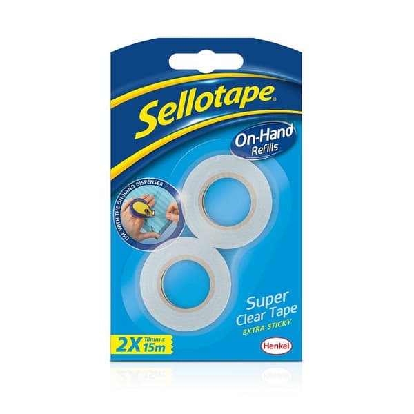 Sellotape On-Hand Refill 18mm x 15m