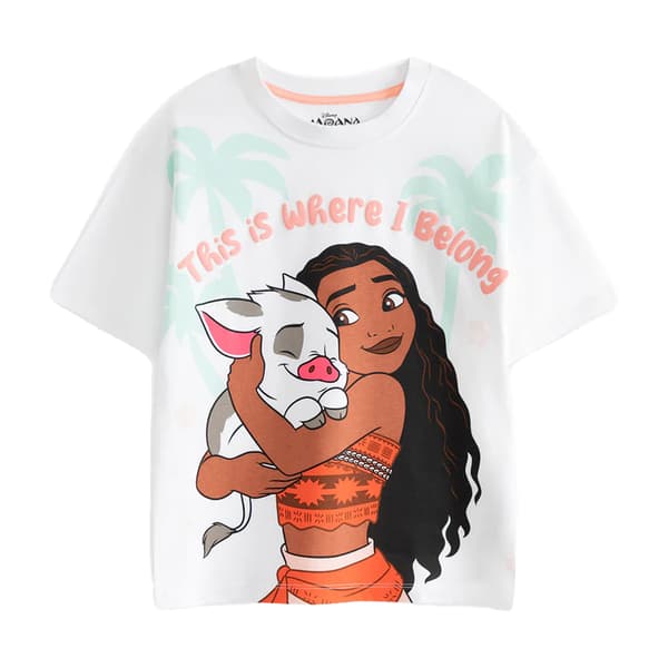 Moana tyttöjen lyhyt pyjamisetti (2 kpl)