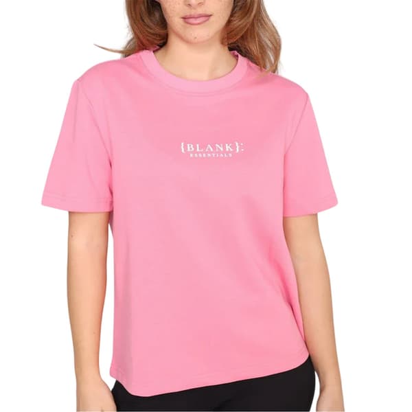 Blank Essentials T-shirt med logotyp för damer
