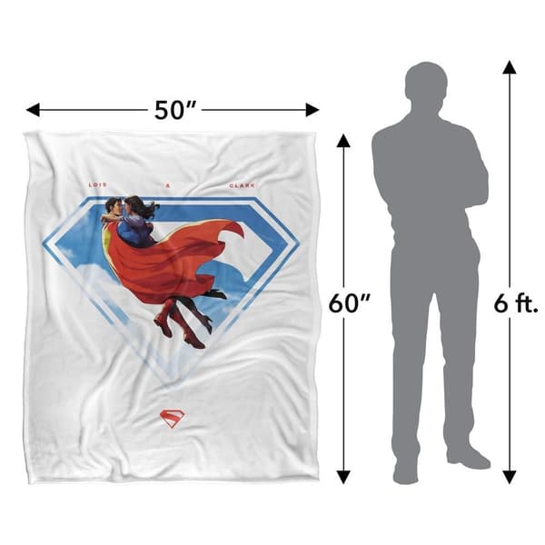 Superman Shield Lois Lane Blanket