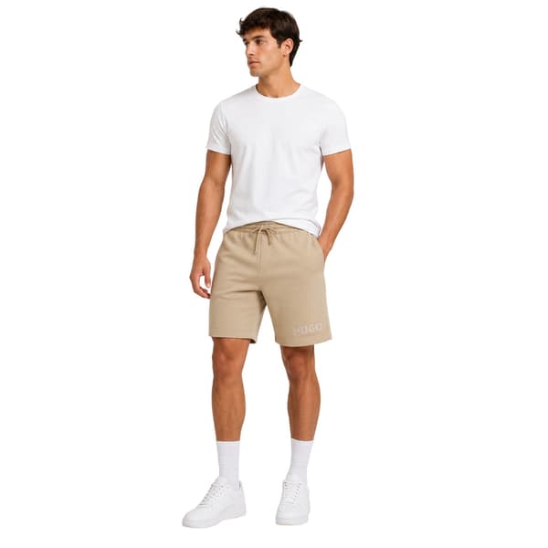 Hugo Herr Dinkoe Sweatshorts i Bomull med Logotyp