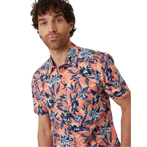 Threadbare Mens Latham Floral Regular Shirt