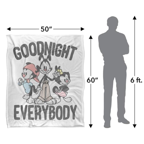 Animaniacs Goodnight Everybody Blanket
