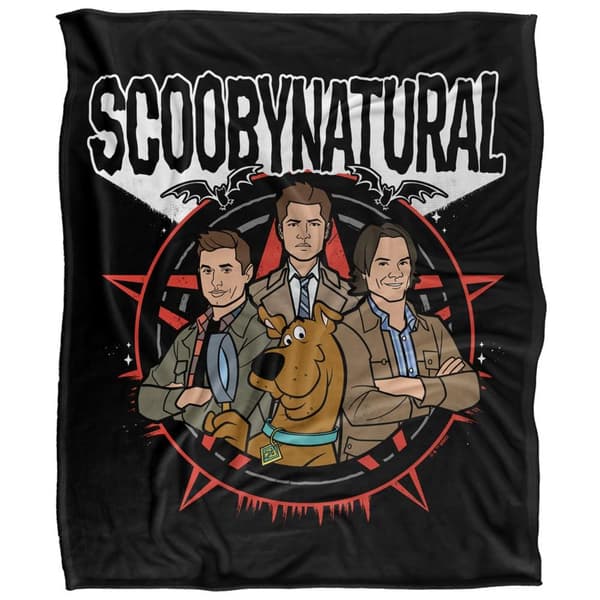 Supernatural Scoobynatural Character Faces Blanket