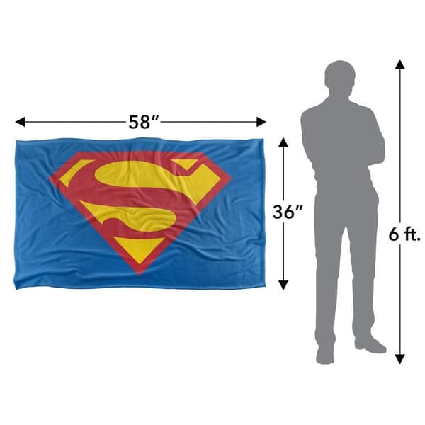 Superman 2021 Shield Blanket