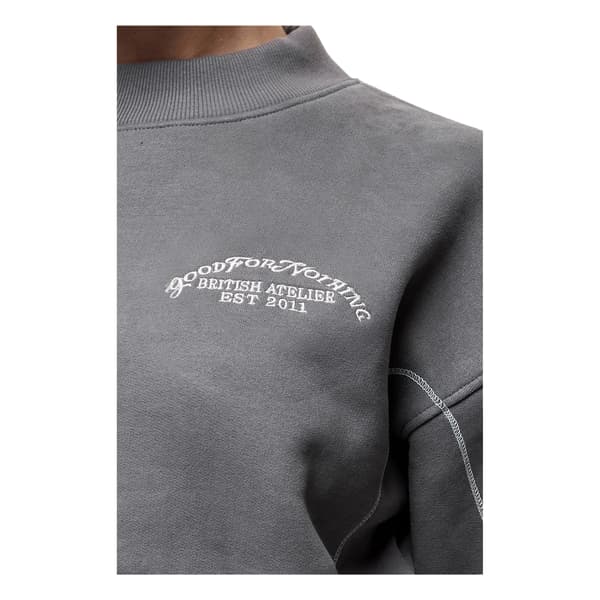 Good For Nothing Dam/Dam Croppad Sweatshirt