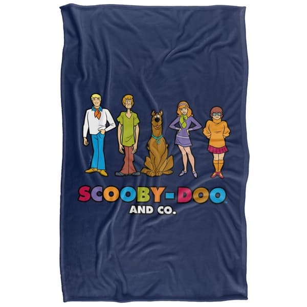 Scooby Doo And Co Lineup Soft Touch Blanket