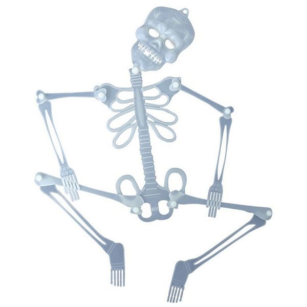 Fiestas Guirca Fluorescent Skeleton Halloween Decoration