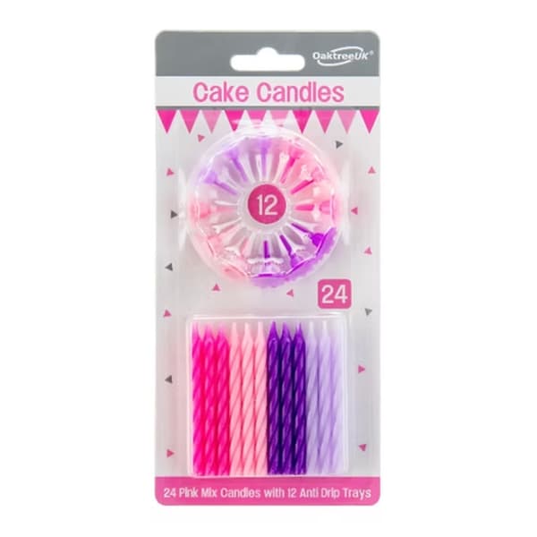 Oaktree Spiral Candle & Holder Set