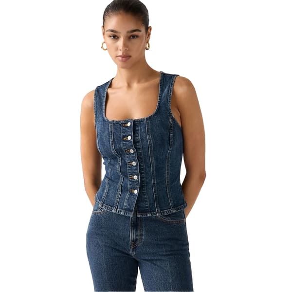Levis Dam/Kvinnor Skulpterad Ärmlös Topp