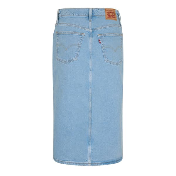 Levis Dam/Kvinnor Midi-kjol med sidoslits