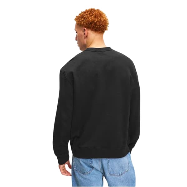 Calvin Klein Mens Monogram Ribbed Sweatshirt
