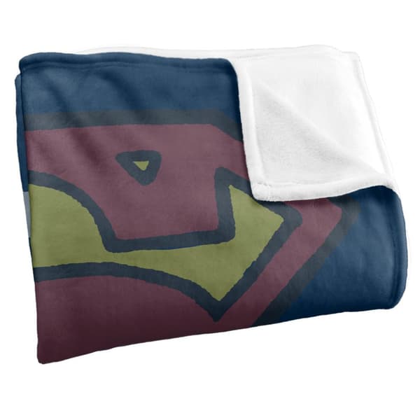 Superman Dad Logo Blanket