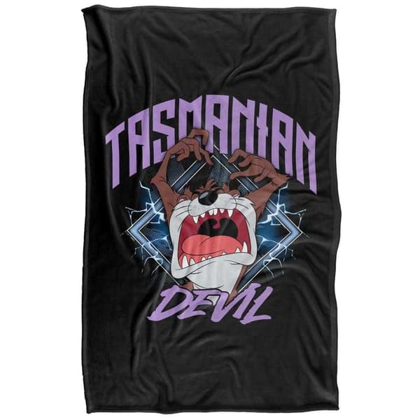 Looney Tunes Tasmanian Devil Rock Soft Touch Blanket